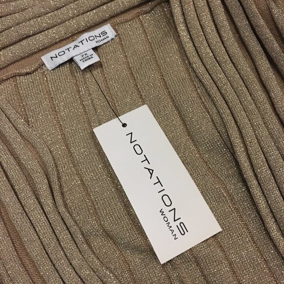 NWT Sparkly Ribbed Rayon Art Deco Cozily Decadent Open Cardigan - Picture 7 of 16